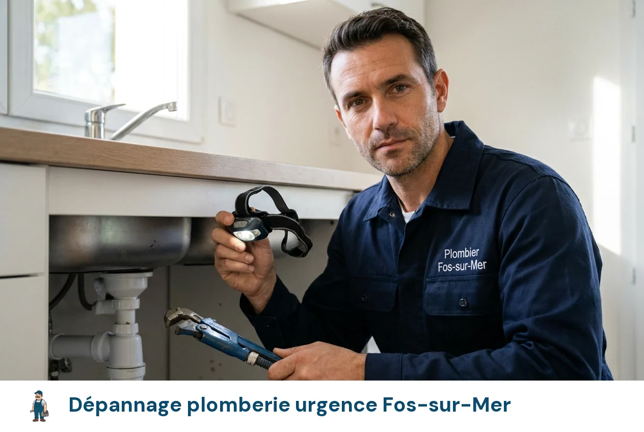 Dépannage plomberie urgence à Fos-sur-Mer