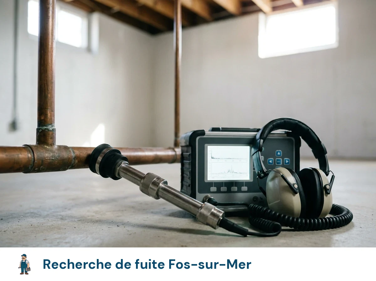 Recherche de fuite à Fos-sur-Mer